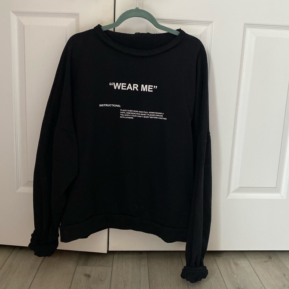 Oversized crewneck